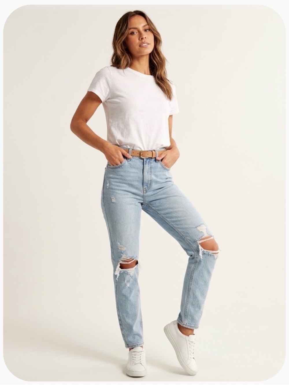 Cello High-Rise Light Wash Distressed Jeans